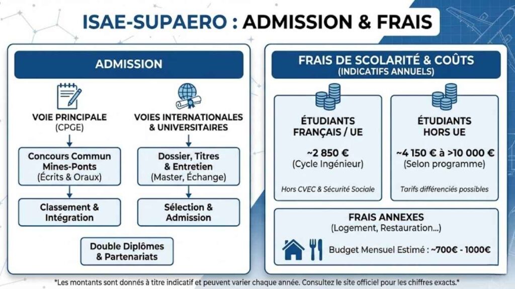 ISAE-SUPAERO Admission & Frais