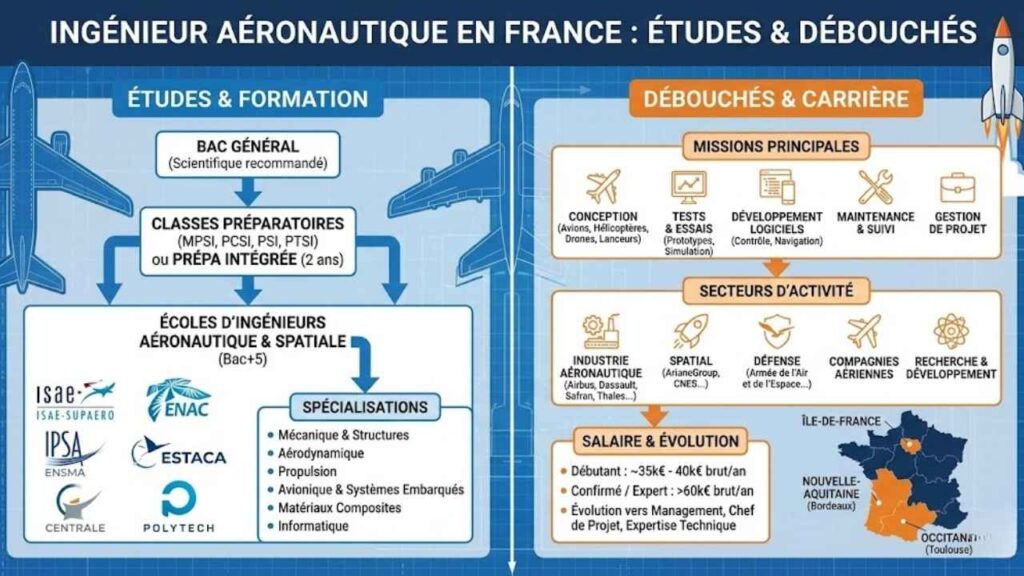 Ingénieur aéronautique – études et débouchés