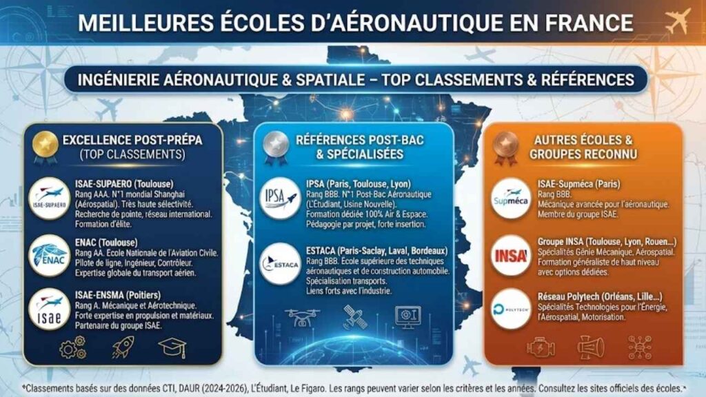 Meilleures écoles d’aéronautique en France